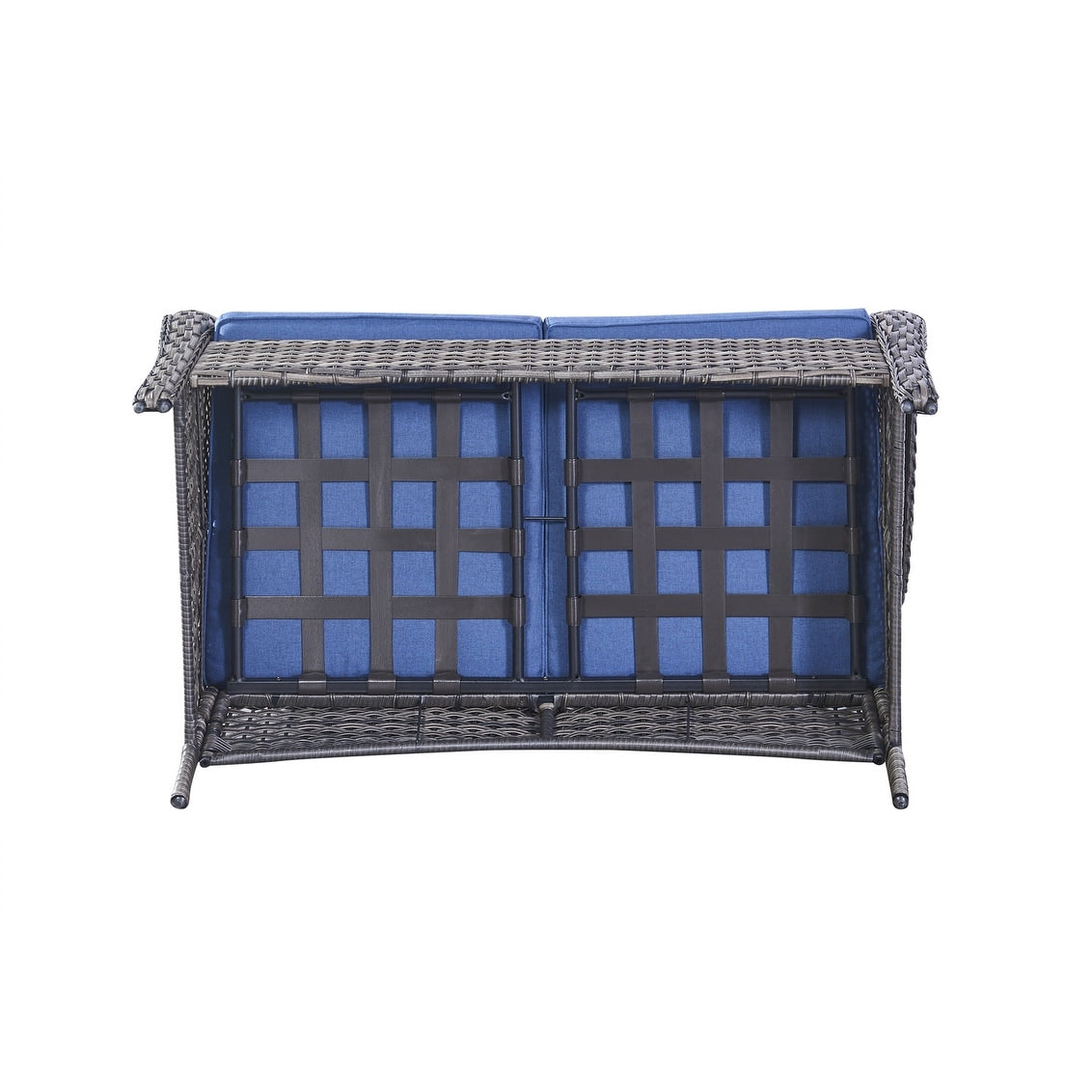 Gymojoy Ensemble de canapé en rotin pour extérieur, canapé deux places