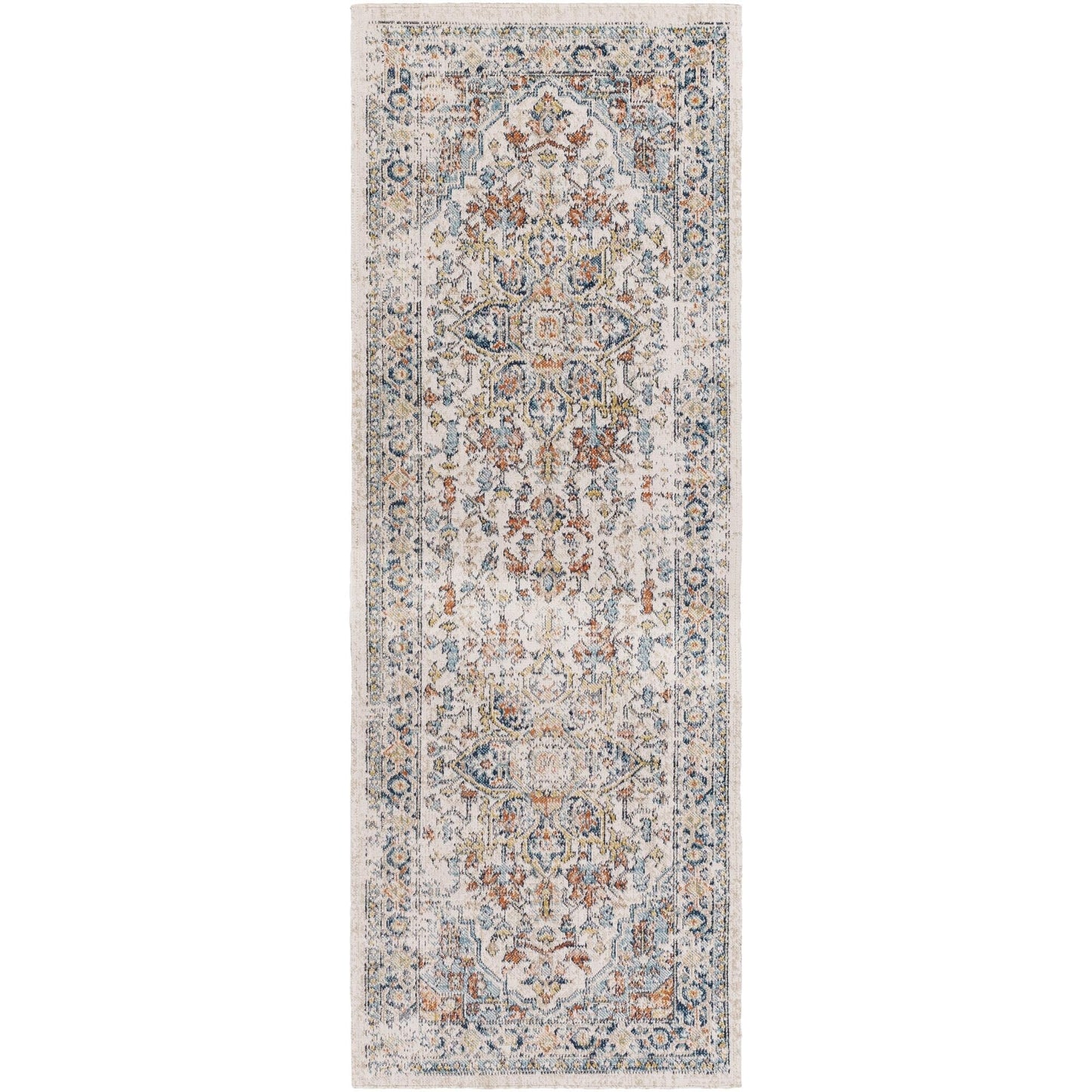 Livabliss Huntington Beach Updated Traditional Medallion Outdoor Area Rug