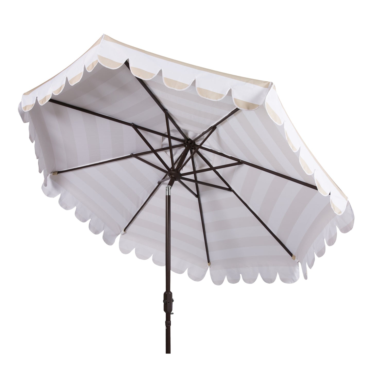 Parasol rond de jardin Jaylee de 3,35 m (11 pieds) de SAFAVIEH