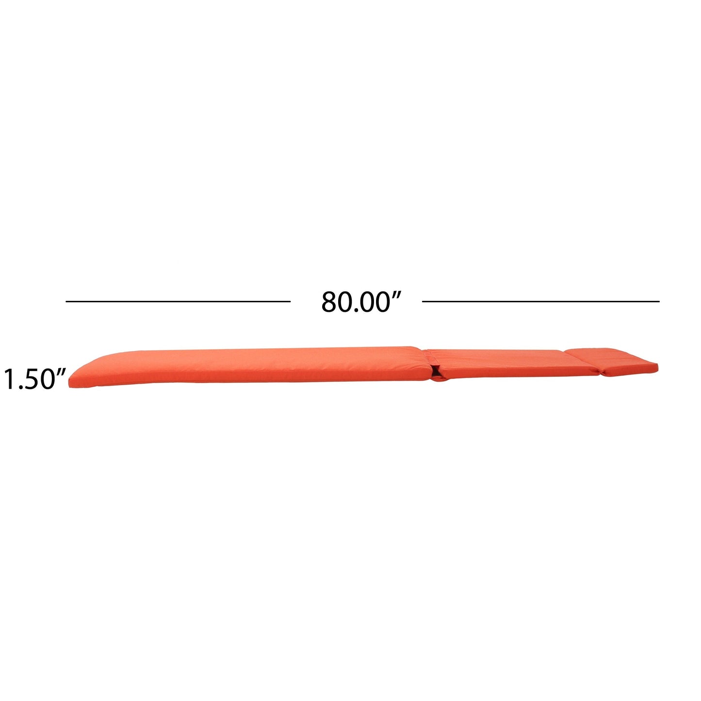 Ensemble de coussins d'extérieur Salem pour chaise longue - Coussins uniquement (lot de 2) par Christopher Knight Home - 79,25L x 27,50l x 1,50h