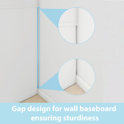 Rackcog Organisateur de placard réglable de 305 cm avec tiroirs, système de rangement avec étagères personnalisables pour placard à l'italienne et placard à porte coulissante