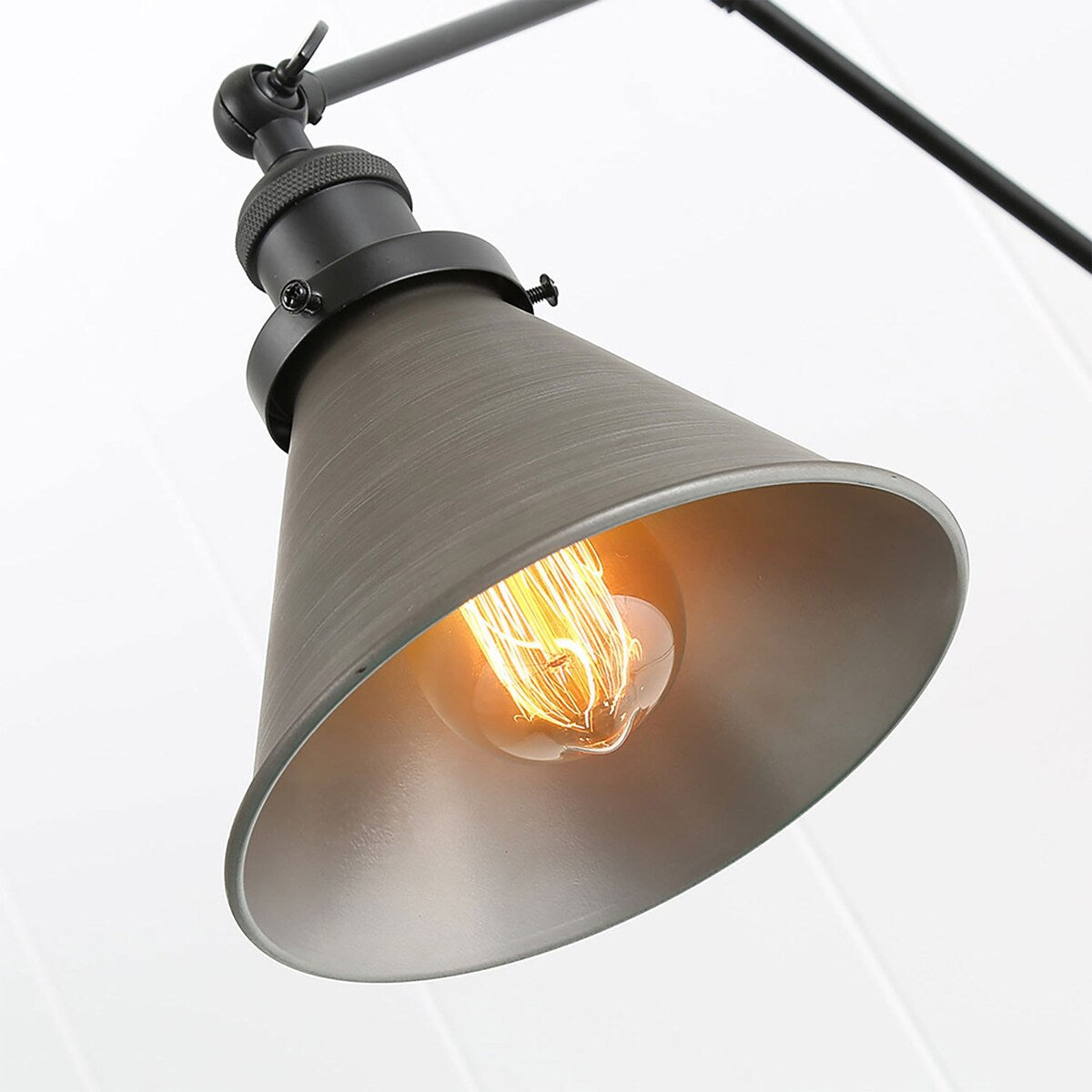 Malryn Lot de 2 appliques murales modernes à bras oscillant réglables, à brancher ou à câbler