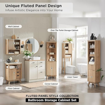 Modern Bathroom Wall Cabinet, Medicine Cabinet, Wall Storage Organizer