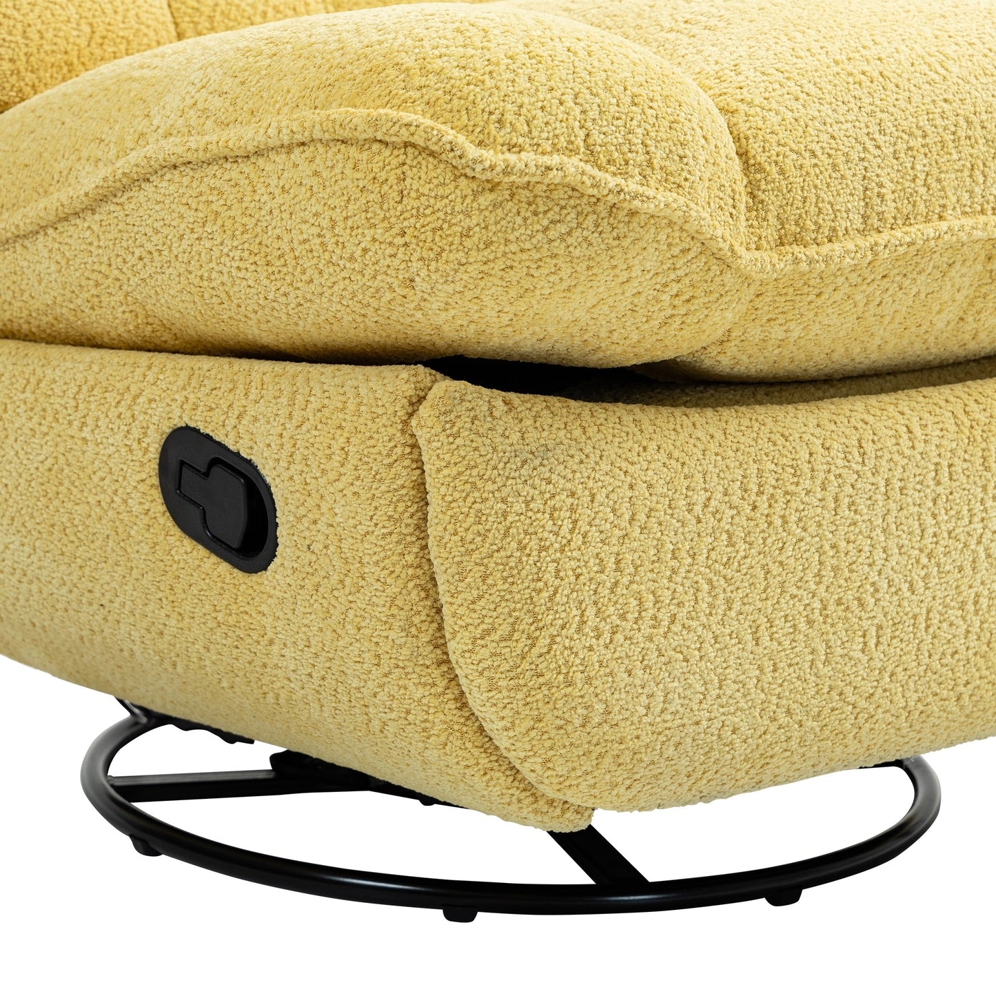 Lot de 2 chaises de salon inclinables pivotantes à 360 degrés et réglables.