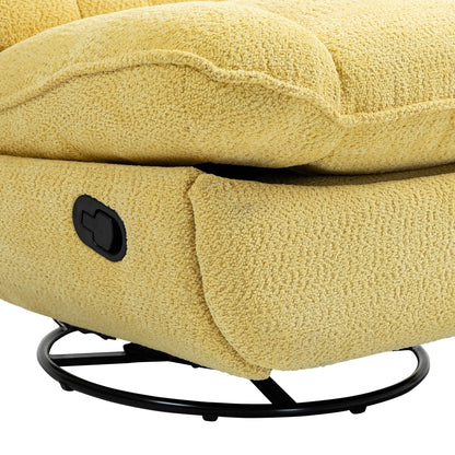 Lot de 2 chaises de salon inclinables pivotantes à 360 degrés et réglables.