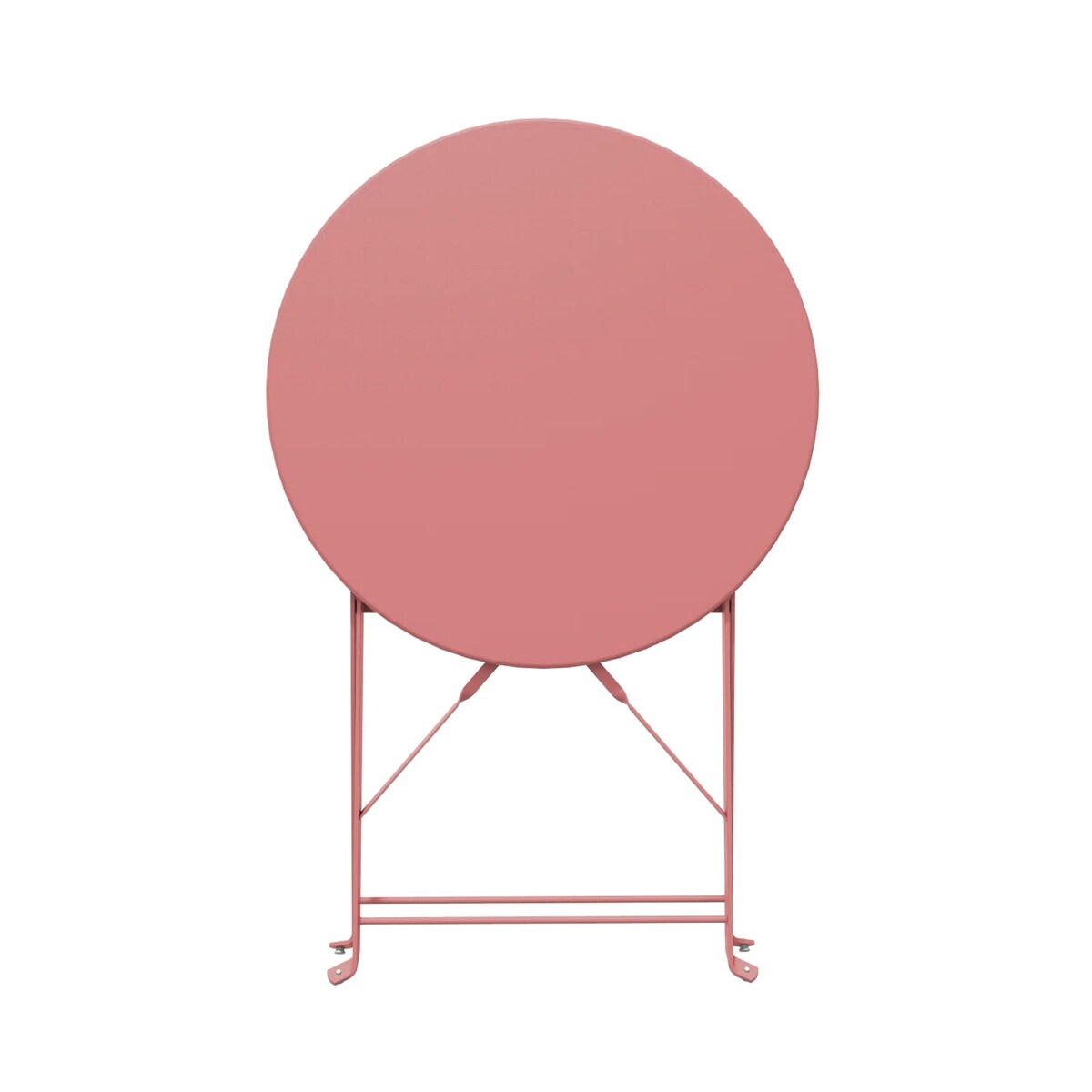 Ensemble de bistro pliable en métal 3 pièces, ensemble de conversation résistant aux intempéries pour l'intérieur et l'extérieur, pour patio, cour, jardin.