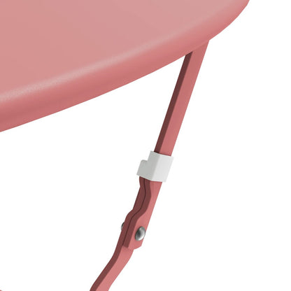 Ensemble de bistro pliable en métal 3 pièces, ensemble de conversation résistant aux intempéries pour l'intérieur et l'extérieur, pour patio, cour, jardin.