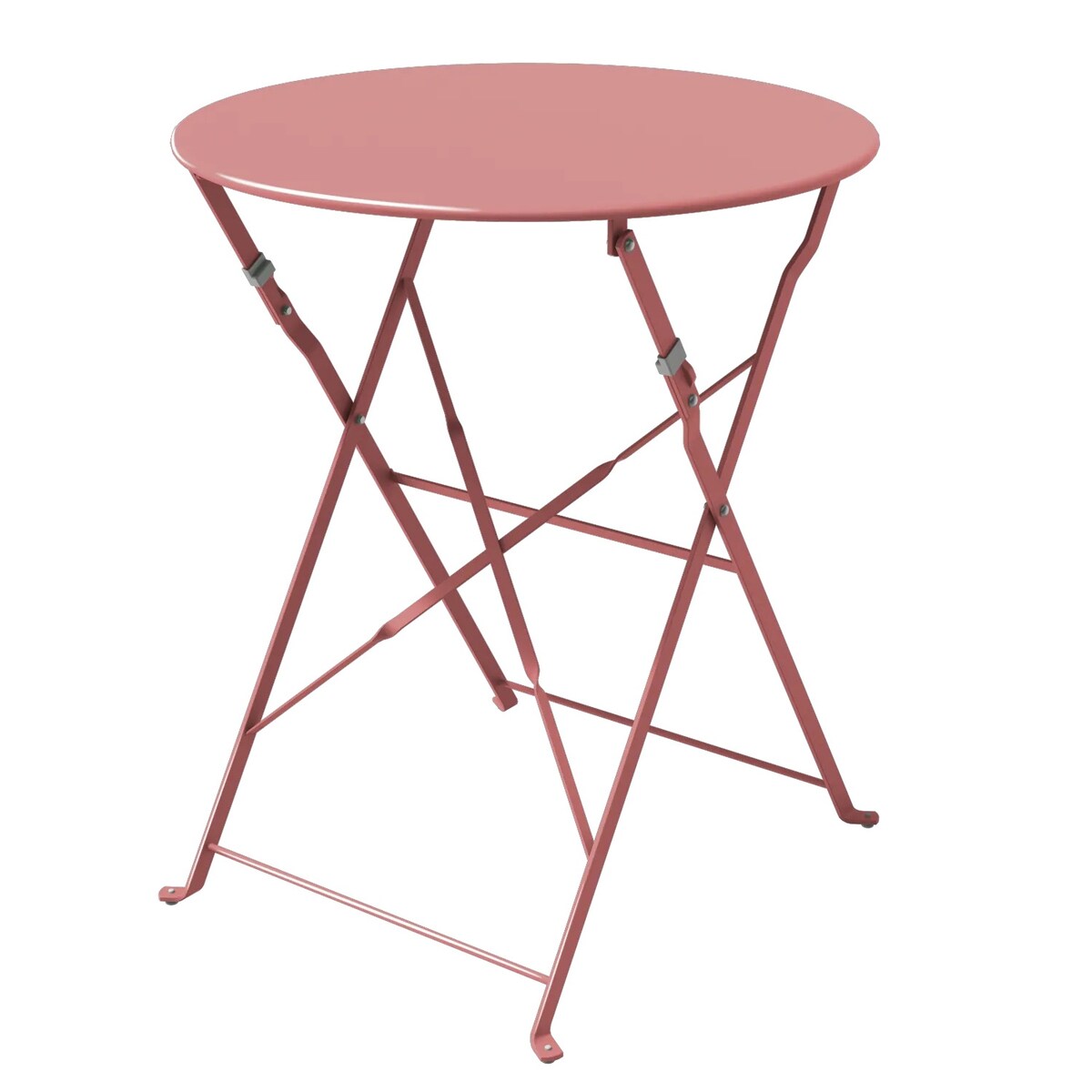 Ensemble de bistro pliable en métal 3 pièces, ensemble de conversation résistant aux intempéries pour l'intérieur et l'extérieur, pour patio, cour, jardin.