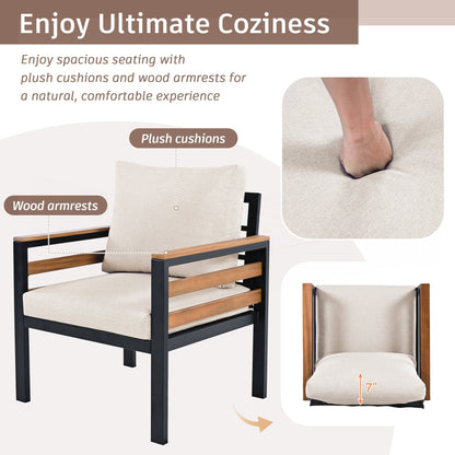 Ensemble de meubles de jardin 4 pièces