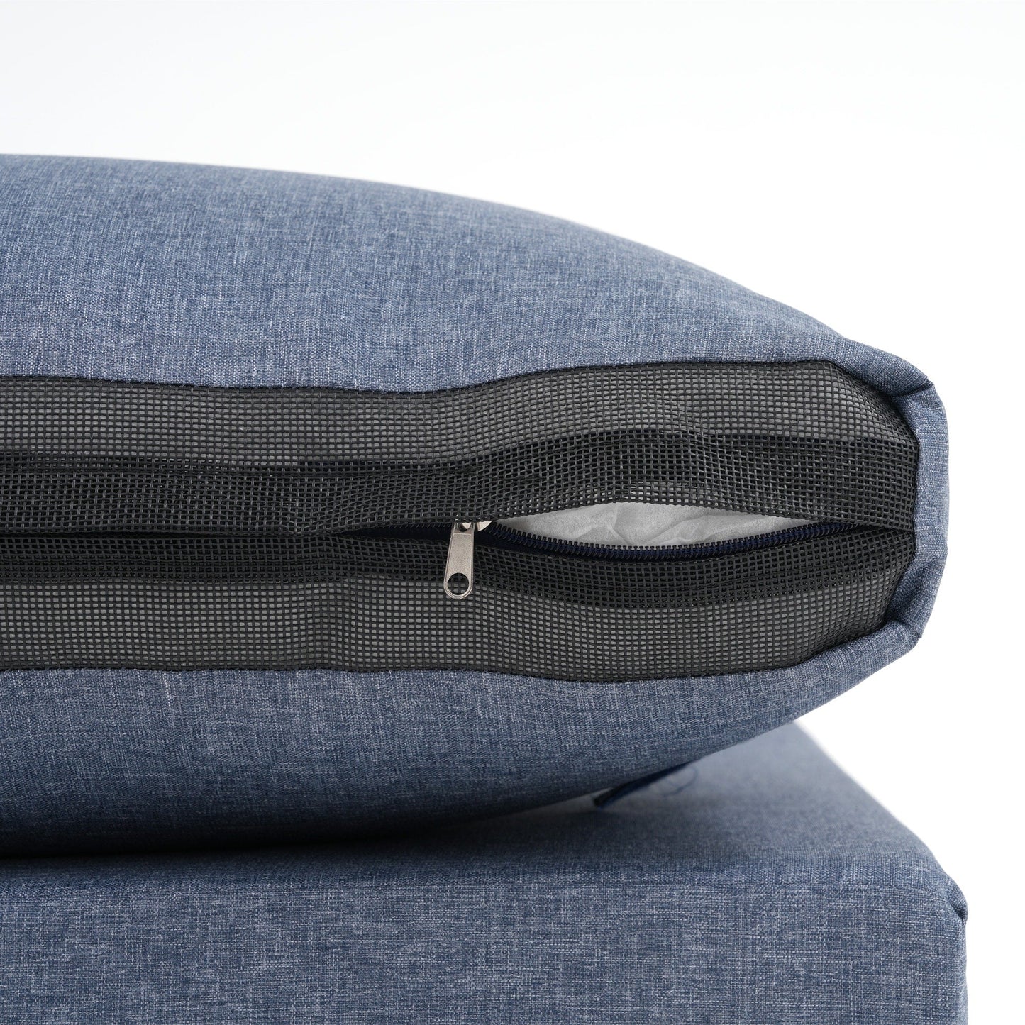 Ensemble de canapés modulaires d'extérieur pour 6 personnes avec coussins