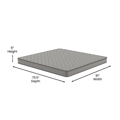 Matelas hybride à ressorts ensachés à revêtement semi-ferme