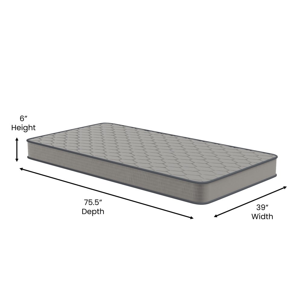 Matelas hybride à ressorts ensachés à revêtement semi-ferme