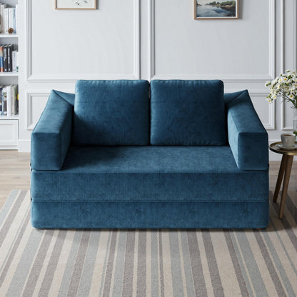 Canapé-lit convertible rembourré de 70,87 pouces, chaise convertible, canapé de sol confortable pour salon, chambre à coucher, tissu chenille.