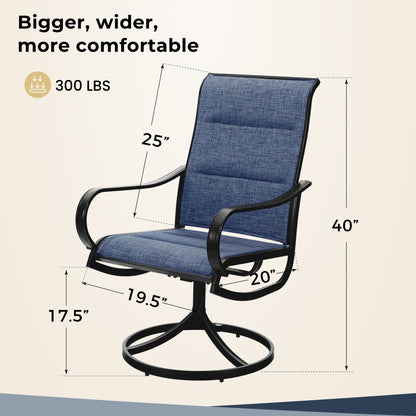 Ensemble de repas de jardin MAISON ARTS 8 pièces avec parasol de jardin de 13 pieds