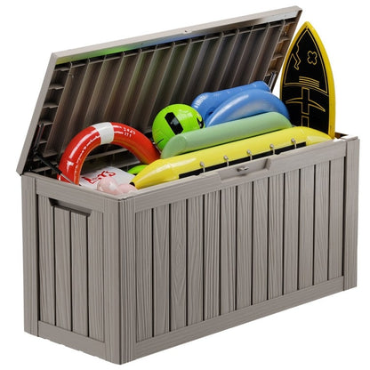 Outdoor Patio Storage Resin Lockable Deck Box