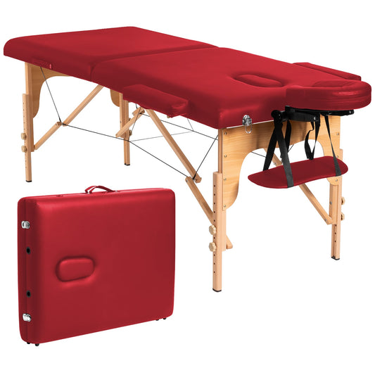 Table de massage portable 84''L, lit de spa facial réglable, pour tatouage, avec sac de transport.