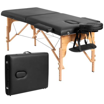Table de massage portable 84''L, lit de spa facial réglable, pour tatouage, avec sac de transport.