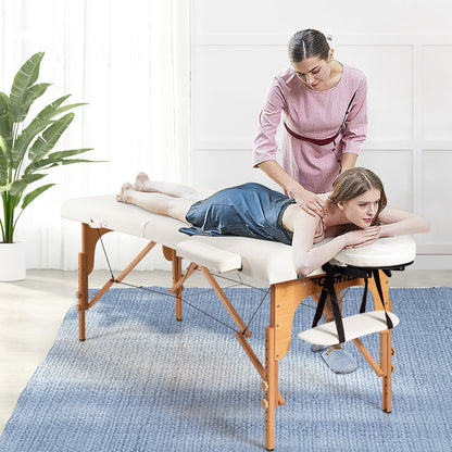 Table de massage portable 84''L, lit de spa facial réglable, pour tatouage, avec sac de transport.