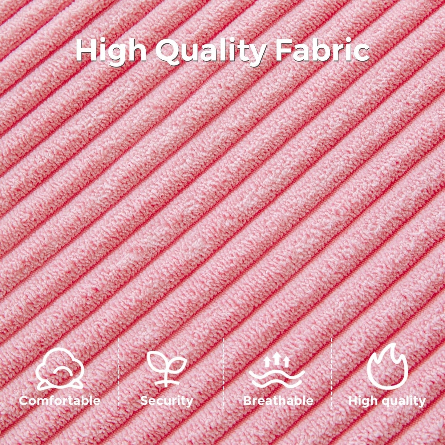 8 Canapé-lit pliable en velours côtelé, simple