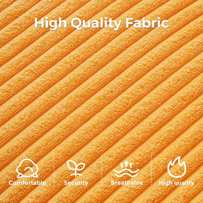 8 Canapé-lit pliable en velours côtelé, simple