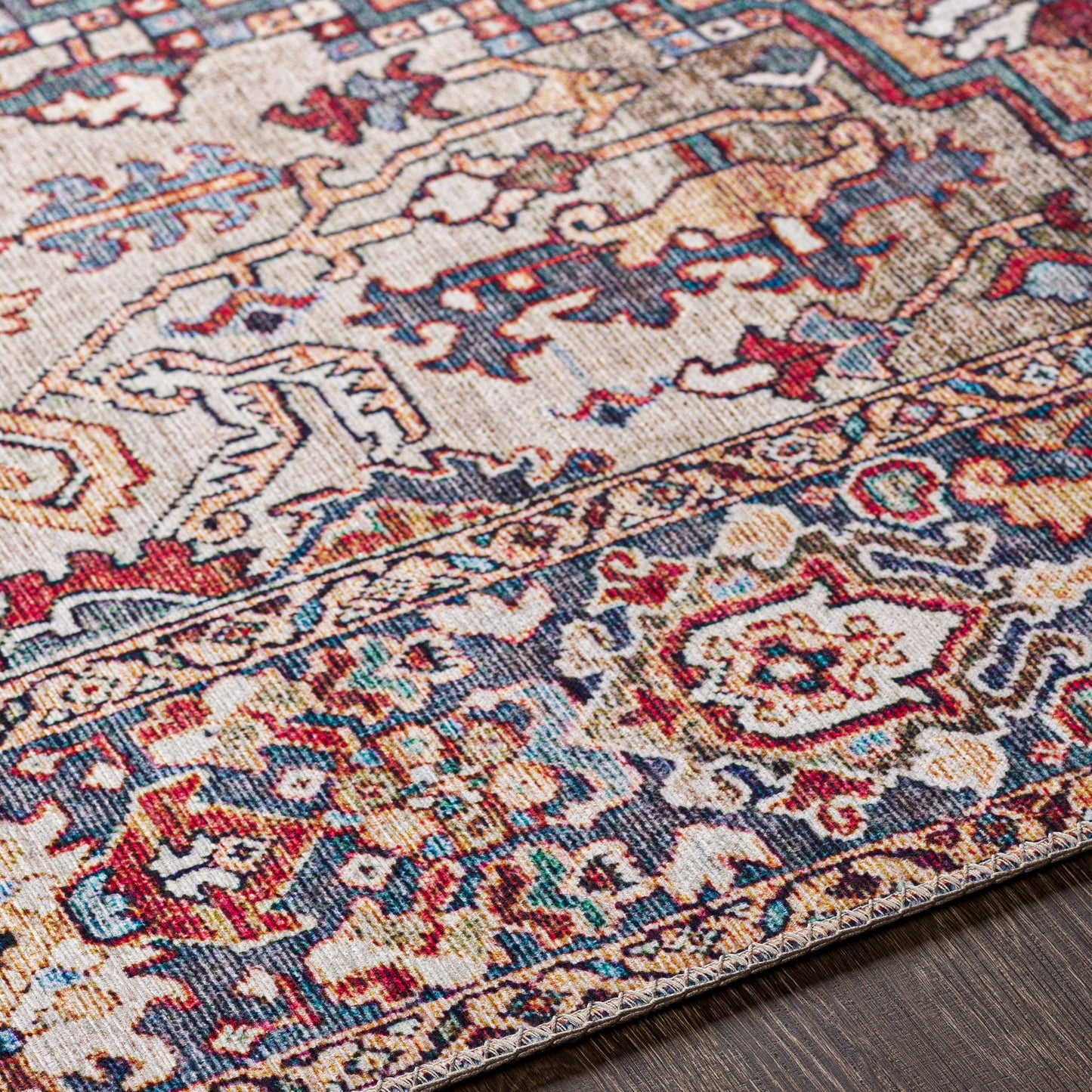 Livabliss Adenia Vintage Medallion Printed Area Rug