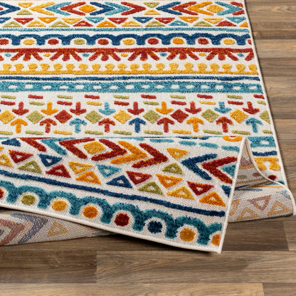 Livabliss Aldine Vibrant Boho Indoor/ Outdoor Area Rug