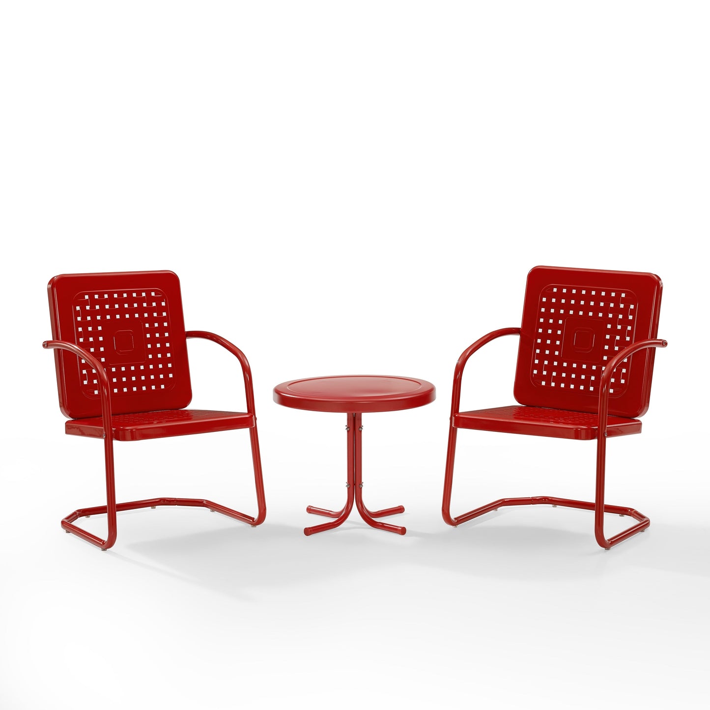 Ensemble de 3 chaises d'extérieur Crosley Bates - 84 L x 22 P x 35 H (les dimensions sont en pouces)