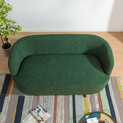 KINWELL Canapé 2 places en boucle avec coussins