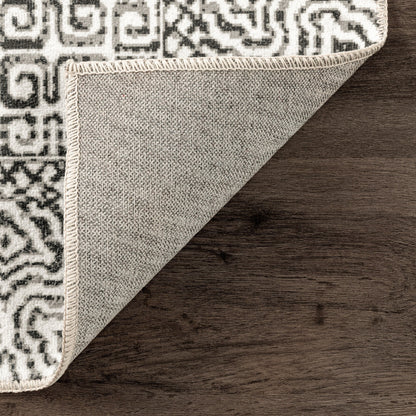 Nuloom Hart SpinClean Abstract Tribal Machine Washable Area Rug