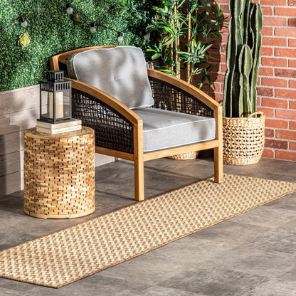 Nuloom Camryn Herringbone Indoor/Outdoor Area Rug