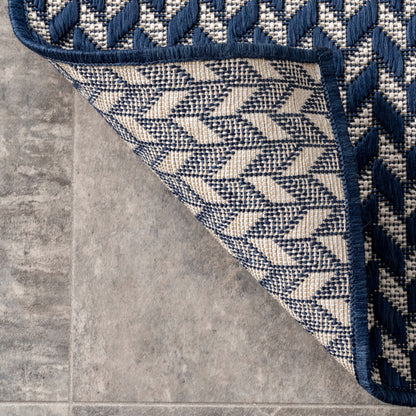 Nuloom Camryn Herringbone Indoor/Outdoor Area Rug