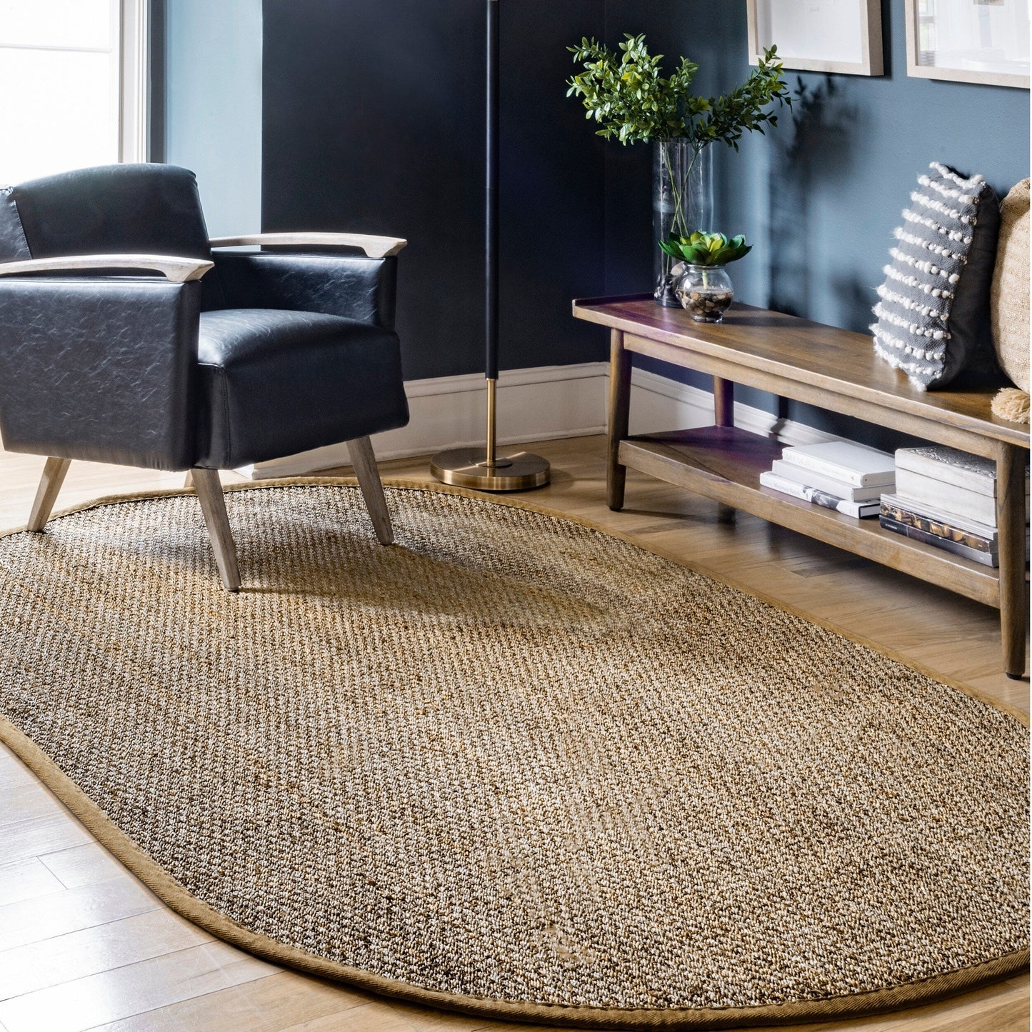 Nuloom Kiana Casual Seagrass Bordered Area Rug