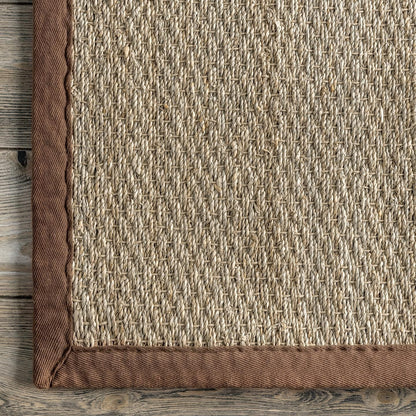 Nuloom Kiana Casual Seagrass Bordered Area Rug