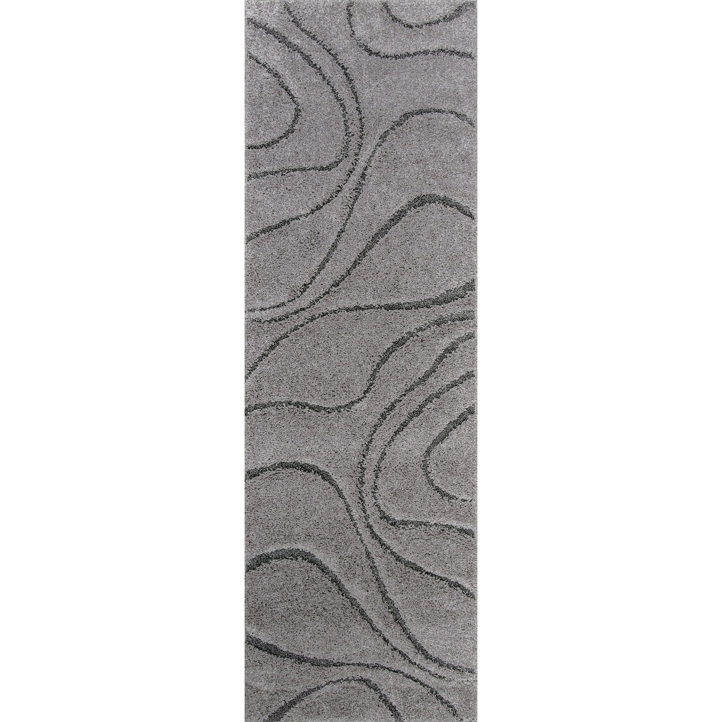 Nuloom Krista Contemporary Swirls Shag Area Rug