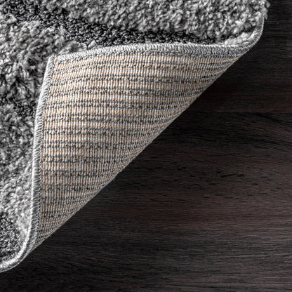 Nuloom Krista Contemporary Swirls Shag Area Rug