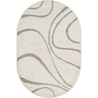 Nuloom Krista Contemporary Swirls Shag Area Rug