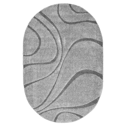 Nuloom Krista Contemporary Swirls Shag Area Rug