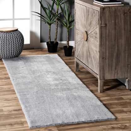 Nuloom Loni SuperiorWash Solid Machine Washable Shag Area Rug