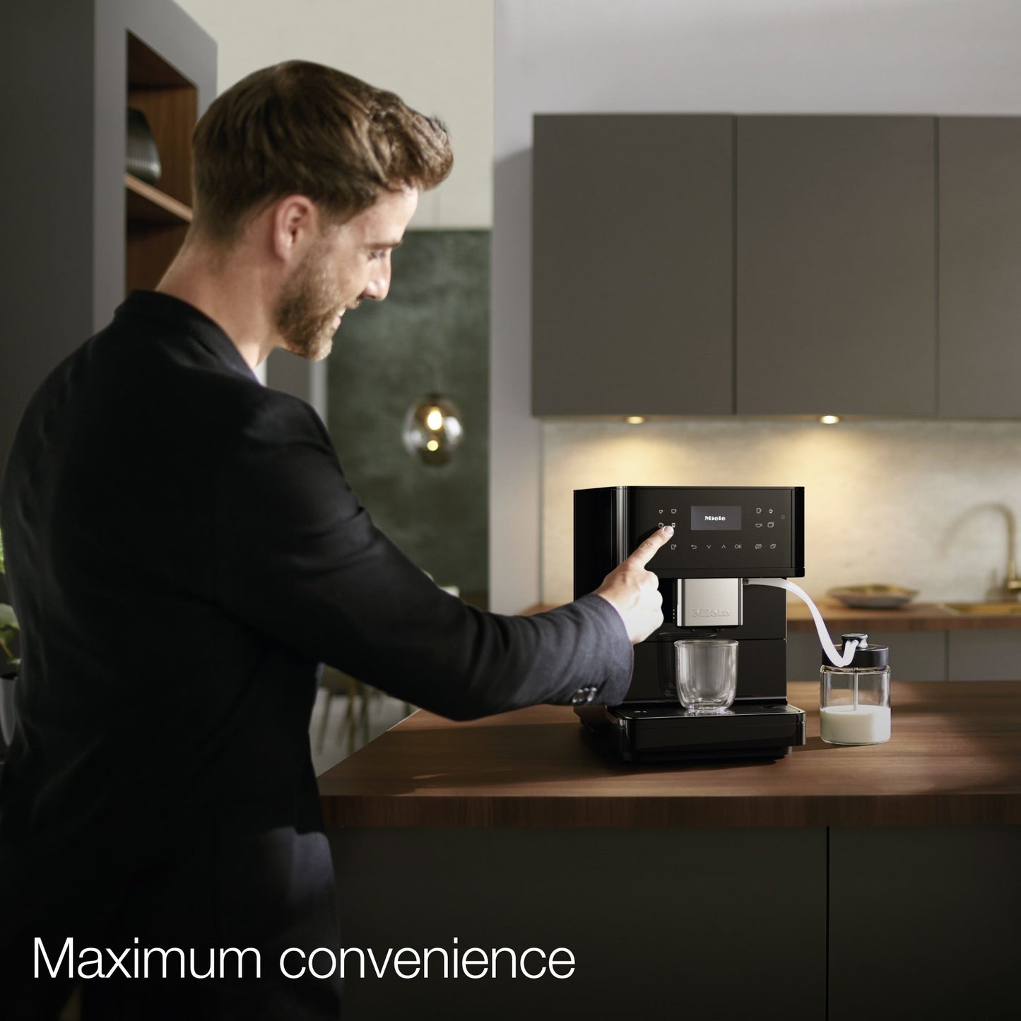 Système à café sur comptoir Miele CM 6160 MilkPerfection - Noir obsidienne
