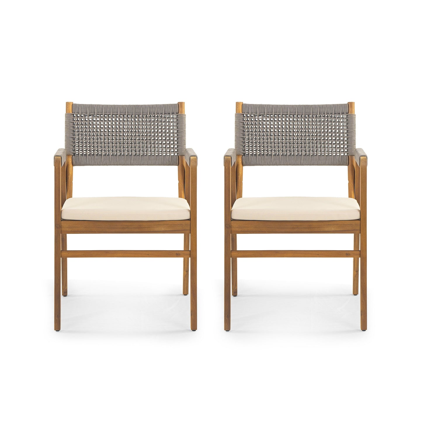 Captef Outdoor 5-piece acacia wood Dining Set by Christopher Knight Home