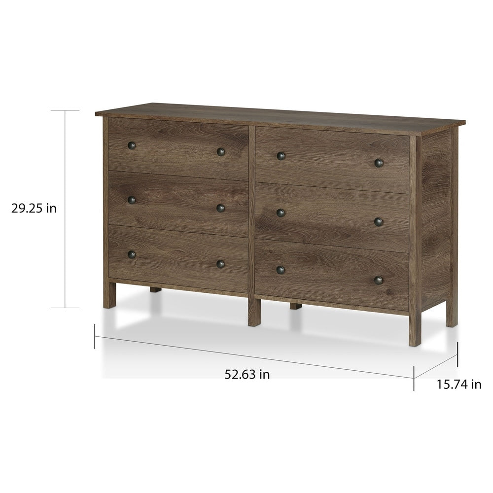 Mulgrew Rustic Walnut Storage Dresser by Carbon Loft