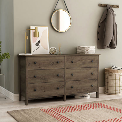 Mulgrew Rustic Walnut Storage Dresser by Carbon Loft