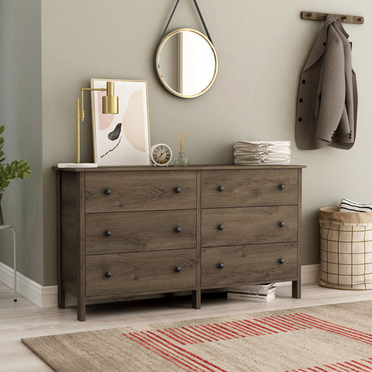 Mulgrew Rustic Walnut Storage Dresser by Carbon Loft