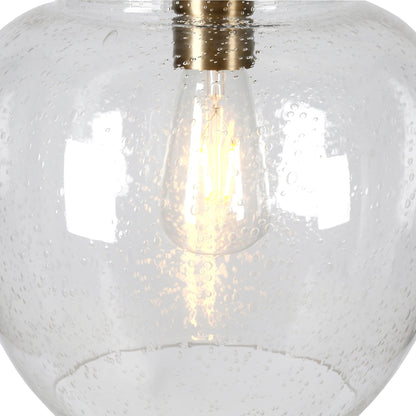 Lampe de sol à arc Verona avec abat-jour en verre