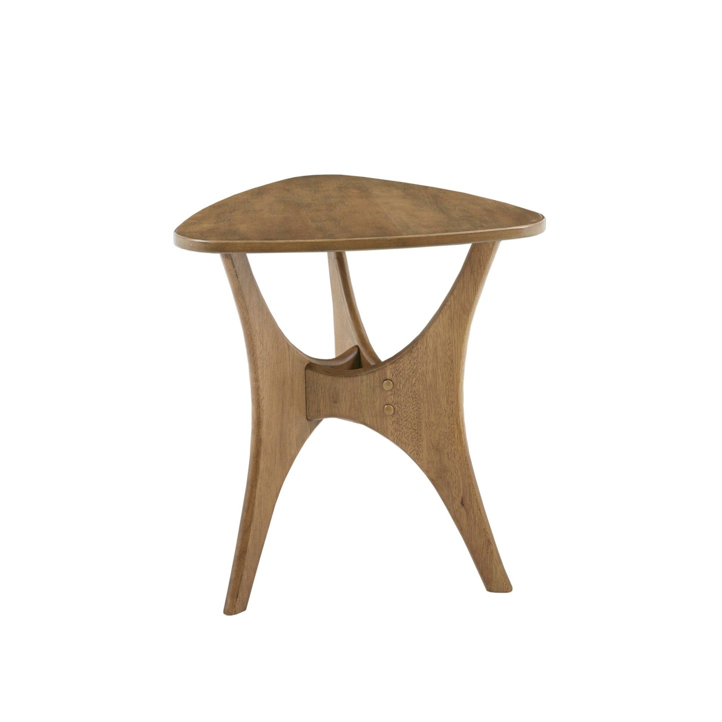 INK IVY Blaze Triangle Wood Side Table