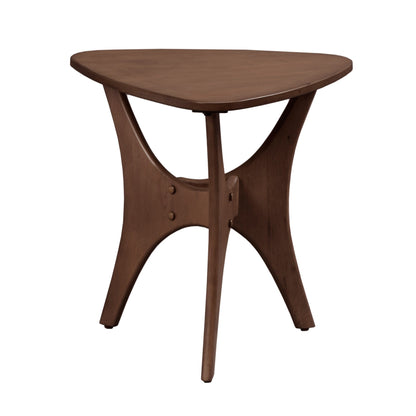 INK IVY Blaze Triangle Wood Side Table