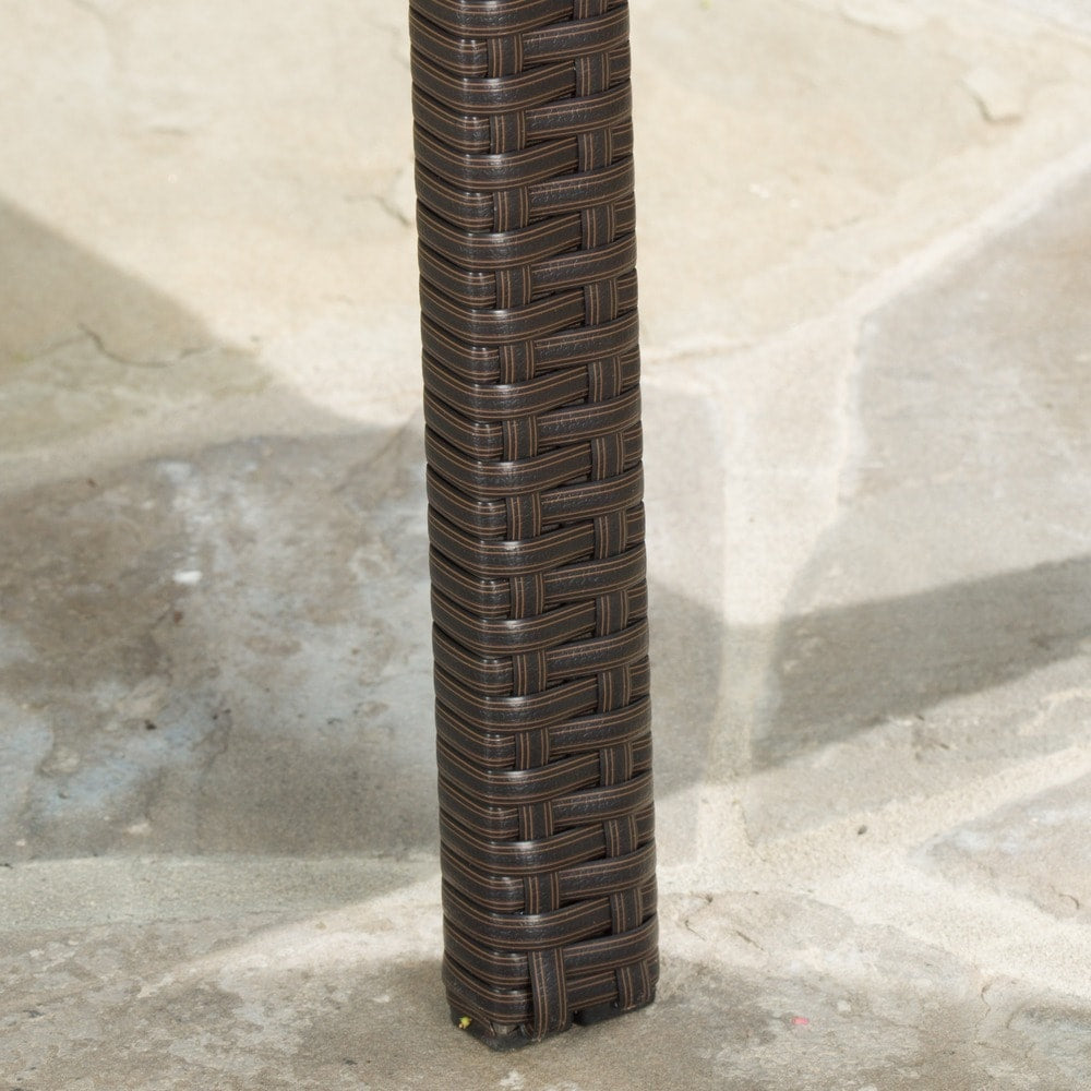 Ensemble de bistro en osier Elba 3 pièces de Christopher Knight Home