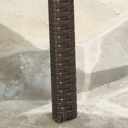 Ensemble de bistro en osier Elba 3 pièces de Christopher Knight Home