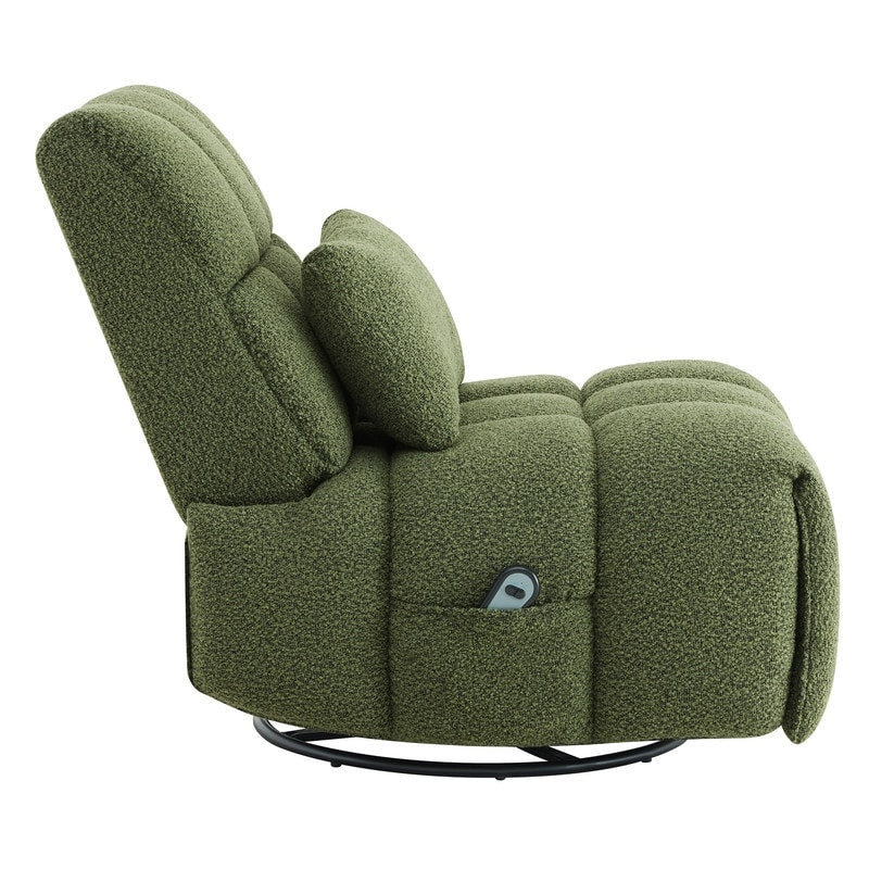 Cole Power Recliner Chair Swivel Glider with Lumbar Support