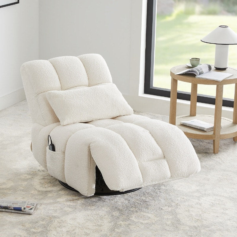 Cole Power Recliner Chair Swivel Glider with Lumbar Support